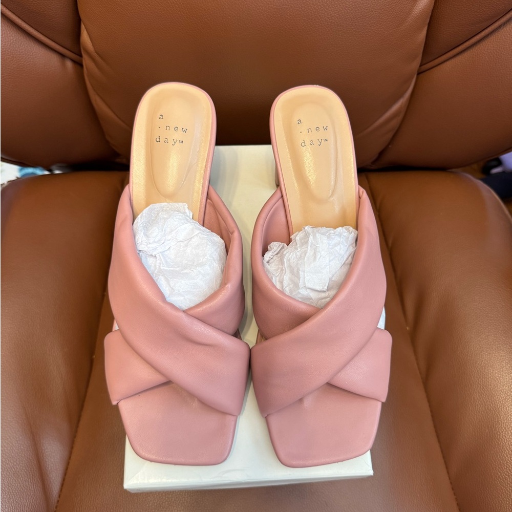 A New Day Women's Blush Mules